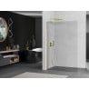 Mexen Kioto L walk-in zuhanyfal 90 x 200 cm, átlátszó, brushed gold - 800-090-103-55-00