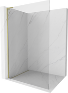 Mexen Kioto L perete de duș Walk-in 100 x 200 cm, transparent, aurii periat - 800-100-103-55-00