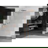 Mexen Kioto L perete de duș Walk-in 70 x 200 cm, transparent, aur roz - 800-070-103-60-00