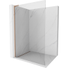 Mexen Kioto L panou de duș Walk-in 70 x 200 cm, transparent, cupru periat - 800-070-103-65-00