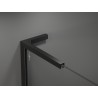 Mexen Kioto L Walk-in zuhanyfal 85 x 200 cm, átlátszó, fekete - 800-085-103-70-00