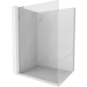 Mexen Kioto L Walk-in zuhanyfal 75 x 200 cm, áttetsző, vádli nikkel - 800-075-103-97-00