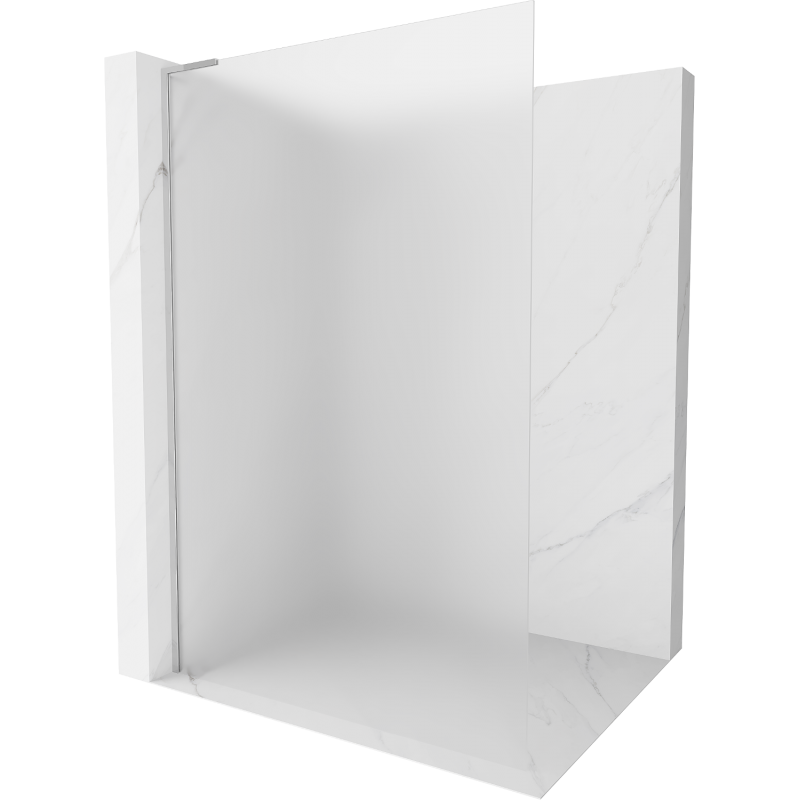 Mexen Kioto L Walk-in zuhanyfal 100 x 200 cm, matt, króm - 800-100-103-01-30