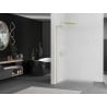 Mexen Kioto L Walk-in zuhanyfal 70 x 200 cm, matt üveg, arany csiszolt - 800-070-103-55-30