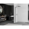 Mexen Kioto L Walk-in zuhanykabin 80 x 200 cm, matt, fekete - 800-080-103-70-30