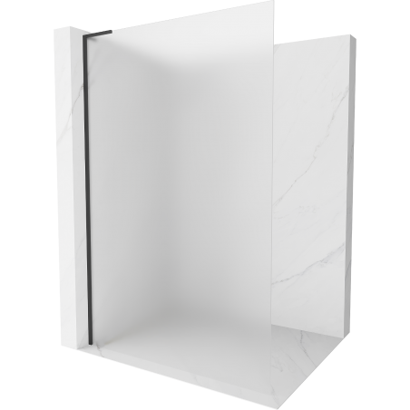 Mexen Kioto L Walk-in zuhanykabin 80 x 200 cm, matt, fekete - 800-080-103-70-30