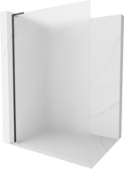 Mexen Kioto L panou de duș Walk-in 80 x 200 cm, mat, negru - 800-080-103-70-30