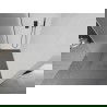 Mexen Kioto L perete duș Walk-in 100 x 200 cm, sticlă mată, neagră - 800-100-103-70-30
