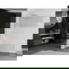 Mexen Kioto L perete de duș Walk-in 100 x 200 cm, transparent/frostat, aurie - 800-100-103-50-35