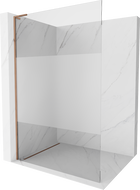 Mexen Kioto L Walk-in zuhanyfal 80 x 200 cm, áttetsző/fagyott, rózsaarany - 800-080-103-60-35