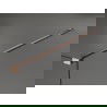 Mexen Kioto perete duș de sine stătătoare 100 x 200 cm, model negru 8 mm, cupru periat - 800-100-002-65-78