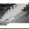 Kioto perete de duș liber de 100 x 200 cm, model negru 8 mm, aur periat - 800-100-002-55-78