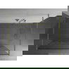 Mexen Kioto perete de duș autoportant 110 x 200 cm, model alb 8 mm, aur satin - 800-110-002-55-85