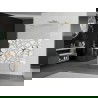 Mexen Kioto perete de duș liber 120 x 200 cm, model alb 8 mm, finisaj auriu periat - 800-120-002-55-85