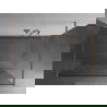 Mexen Kioto perete de duș independent 120 x 200 cm, model alb 8 mm, cupru periat - 800-120-002-65-85
