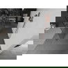 Mexen Kioto perete duș liber 130 x 200 cm, model alb 8 mm, cupru periat - 800-130-002-65-85