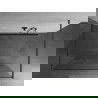 Mexen Kioto perete de duș liber, 140 x 200 cm, model alb 8 mm, finisaj gun gray periat - 800-140-002-66-85
