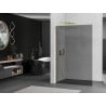 Mexen Kioto L perete de duș Walk-in 70 x 200 cm, grafit, auriu - 800-070-103-50-40