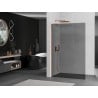 Mexen Kioto L panou de duș Walk-in 80 x 200 cm, grafit, aur roz - 800-080-103-60-40
