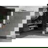 Mexen Kioto L panel prysznicowy Walk-in 70 x 200 cm, grafit, negru - 800-070-103-70-40