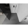 Mexen Kioto L panou de duș Walk-in 100 x 200 cm, grafit, negru - 800-100-103-70-40