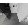 Mexen Kioto L perete de duș Walk-in 70 x 200 cm, grafit, gri armă periat - 800-070-103-66-40
