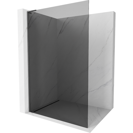 Mexen Kioto L perete de duș Walk-in 70 x 200 cm, grafit, gri armă periat - 800-070-103-66-40