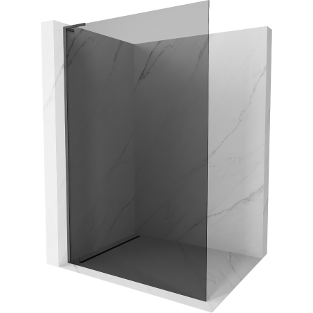 Mexen Kioto L Walk-in zuhanyfal 100 x 200 cm, grafit, gun gray csiszolt - 800-100-103-66-40