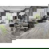 Mexen Boone vinyl padló 1240 x 182 mm SPC 6,5 mm, IXPE alátét 1,5 mm, 4 V-fuga, Tölgy - F1054-1240-182-505-4V1-01