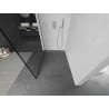 Mexen Kioto L perete duș Walk-in 60 x 200 cm, model negru, crom - 800-060-103-01-70