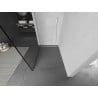 Mexen Kioto L cabină de duș Walk-in 50 x 200 cm, model negru, alb - 800-050-103-20-70