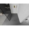 Mexen Kioto L perete de duș Walk-in 80 x 200 cm, model negru, aurie - 800-080-103-50-70