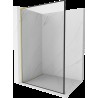 Mexen Kioto L perete de duș Walk-in 90 x 200 cm, model negru, finisaj auriu periat - 800-090-103-55-70