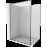 Mexen Kioto L perete duș Walk-in 70 x 200 cm, model negru, aur roz - 800-070-103-60-70