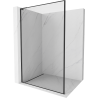 Mexen Kioto L zuhanyfal Walk-in 100 x 200 cm, fekete keret, fekete - 800-100-103-70-70