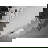 Mexen Kioto L perete duș Walk-in 120 x 200 cm, model negru, finisaj gun gray periat - 800-120-103-66-70