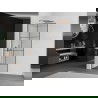 Mexen Kioto L perete duș Walk-in 70 x 200 cm, model negru, cupru periat - 800-070-103-65-77