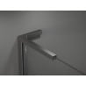 Mexen Kioto L perete de duș Walk-in 70 x 200 cm, model negru, finisaj gun gray periat - 800-070-103-66-77