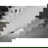 Mexen Kioto L perete duș Walk-in 100 x 200 cm, model negru, gri armațat - 800-100-103-66-77