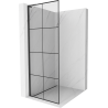 Mexen Kioto L perete de duș Walk-in 70 x 200 cm, model negru, negru - 800-070-103-70-77