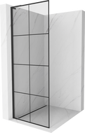 Mexen Kioto L perete de duș Walk-in 80 x 200 cm, model negru, negru - 800-080-103-70-77