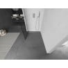 Mexen Kioto L perete de duș Walk-in 80 x 200 cm, grilaj negru, nichel periat - 800-080-103-97-77