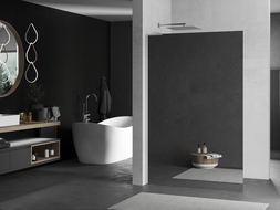 Mexen Kioto L zuhanyfal Walk-in 70 x 200 cm, tükör, króm - 800-070-103-01-50