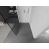 Mexen Kioto L perete duș Walk-in 100 x 200 cm, model negru, crom - 800-100-103-01-78