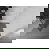 Mexen Kioto L perete de duș Walk-in 100 x 200 cm, model negru, alb - 800-100-103-20-78
