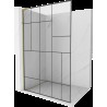 Mexen Kioto L perete de duș Walk-in 90 x 200 cm, model negru, aurie - 800-090-103-50-78