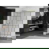 Mexen Kioto L perete duș Walk-in 70 x 200 cm, model negru, auriu - 800-070-103-50-78