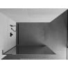 Mexen Kioto L perete duș Walk-in 90 x 200 cm, oglindă, gri mat - 800-090-103-66-50