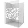 Mexen Kioto L perete dus Walk-in 110 x 200 cm, model alb, alb - 800-110-103-20-85