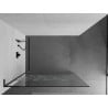 Mexen Kioto L perete de duș Walk-in 80 x 200 cm, model alb, negru - 800-080-103-70-85